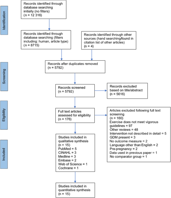 The Effects Of Vigorous Intensity Exercise In The Third Trimester Of Pregnancy A Systematic Review And Meta Analysis Bmc Pregnancy And Childbirth Full Text