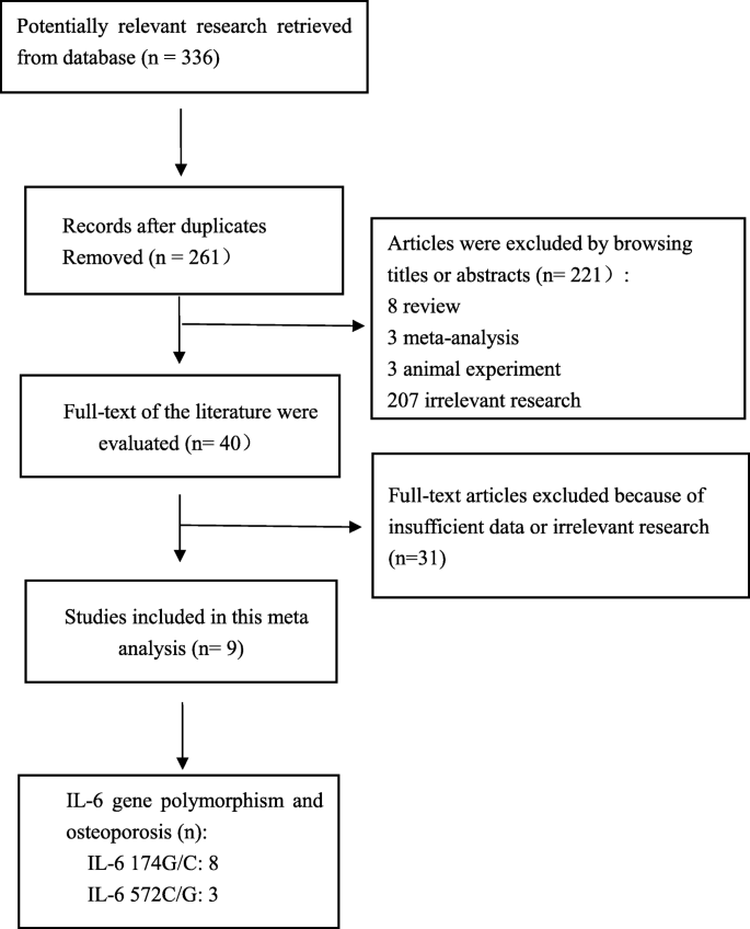 Association Of Il 6 174g C Rs And 572c G Rs Polymorphisms With Risk Of Osteoporosis A Meta Analysis Bmc Musculoskeletal Disorders Full Text