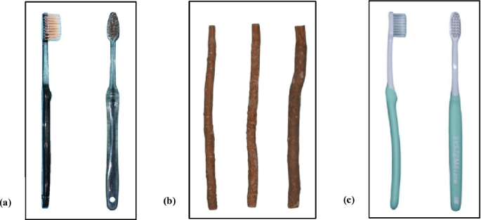 Effectiveness of Salvadora persica toothbrush and Salvadora 