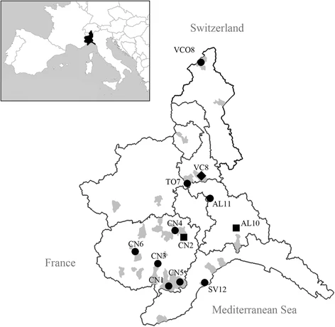 Piedmont, Koronavírus v netopieroch zo severozápadného Talianska