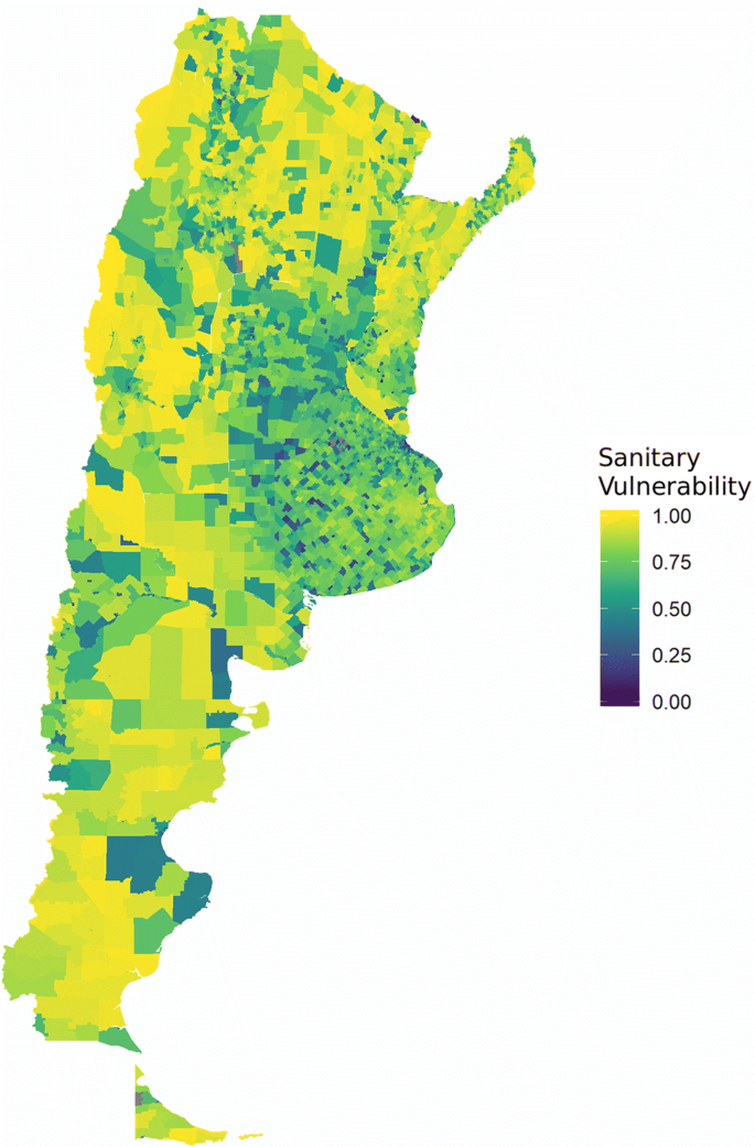 Building a sanitary vulnerability map from open source data in Argentina  (2010-2018) | International Journal for Equity in Health | Full Text