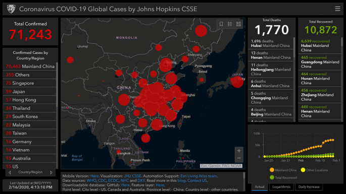 Map virus japan corona