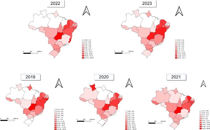 Epidemiology of dengue in Brazil: recent trends and public health ...