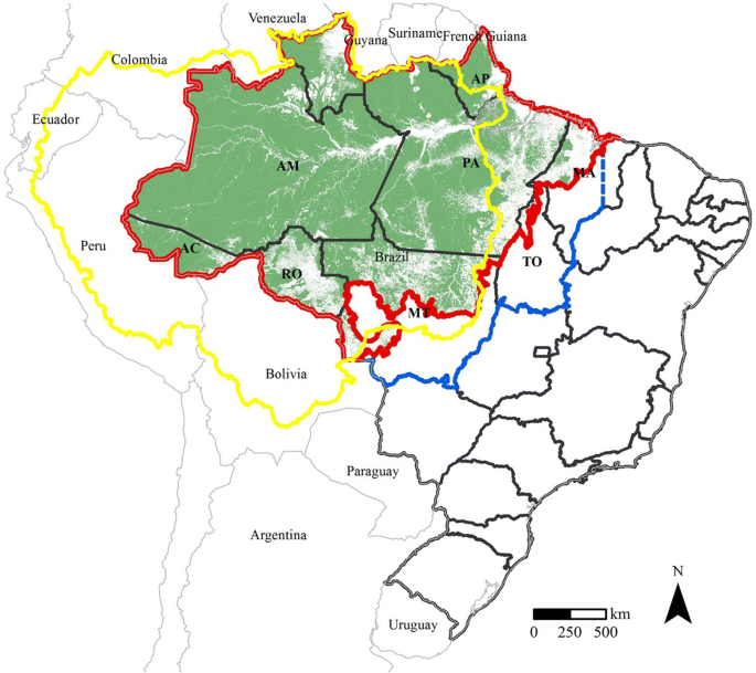 Evaluating Spatial Coverage Of Data On The Aboveground Biomass In Undisturbed Forests In The Brazilian Amazon Carbon Balance And Management Full Text