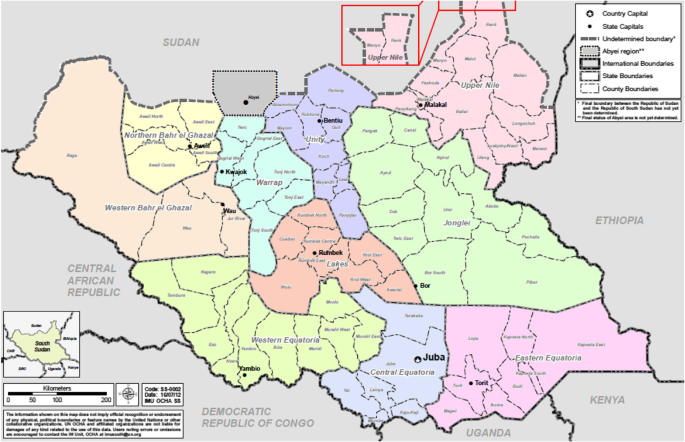 How many states are in South Sudan?