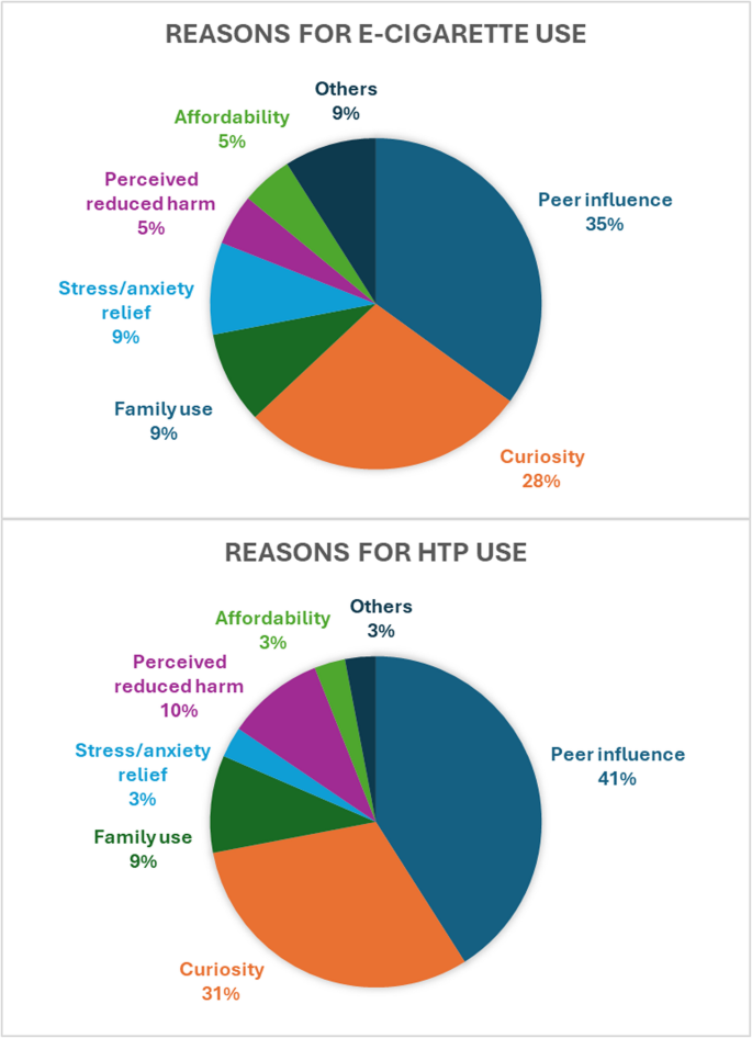 Prevalence, risk perception, and motivations behind E-cigarettes and heated  tobacco use: a cross-sectional study in Italian adolescents | Italian  Journal of Pediatrics