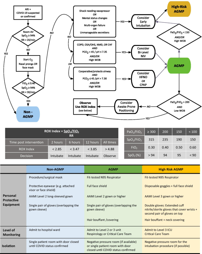 Knowledge translation tools to guide care of non-intubated patients with  acute respiratory illness during the COVID-19 Pandemic | Critical Care |  Full Text