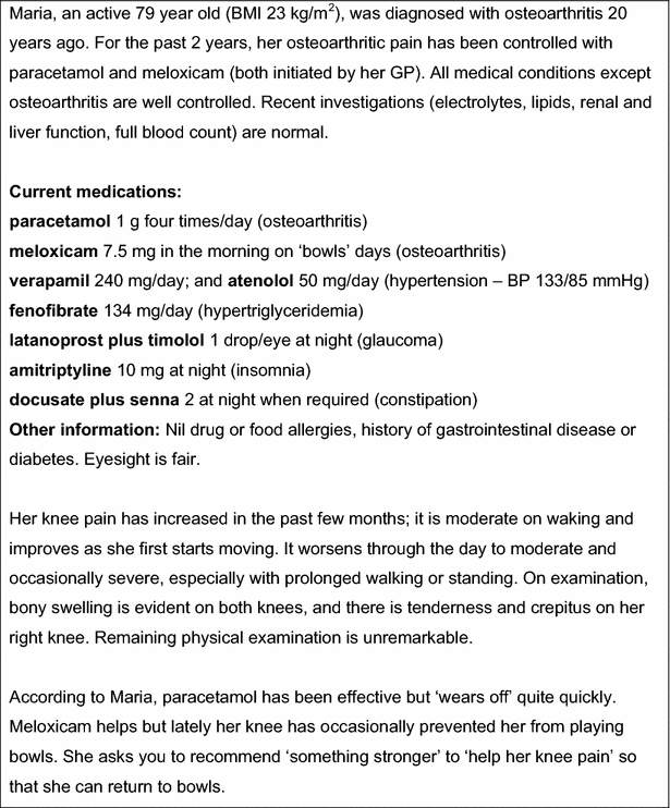 osteoarthritis guidelines australia