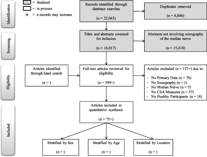 A systematic review: normative reference values of the median