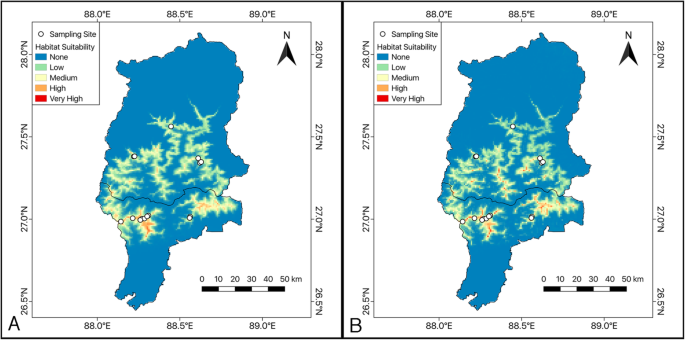 Predictive distribution modeling of Swertia bimaculata in Darjeeling-Sikkim  Eastern Himalaya using MaxEnt: current and future scenarios | Ecological  Processes | Full Text