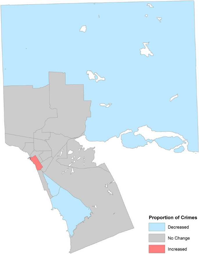 Identifying Seasonal Spatial Patterns Of Crime In A Small Northern City Crime Science Full Text