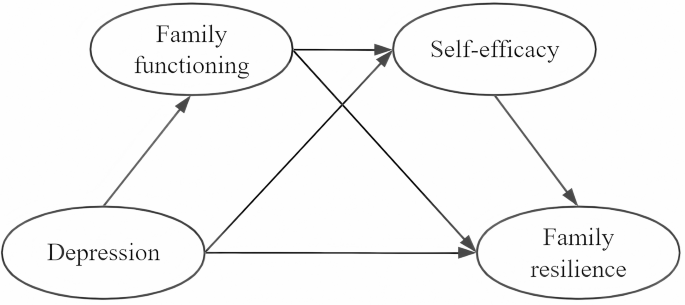 Mediating roles of family functioning and self-efficacy in the ...