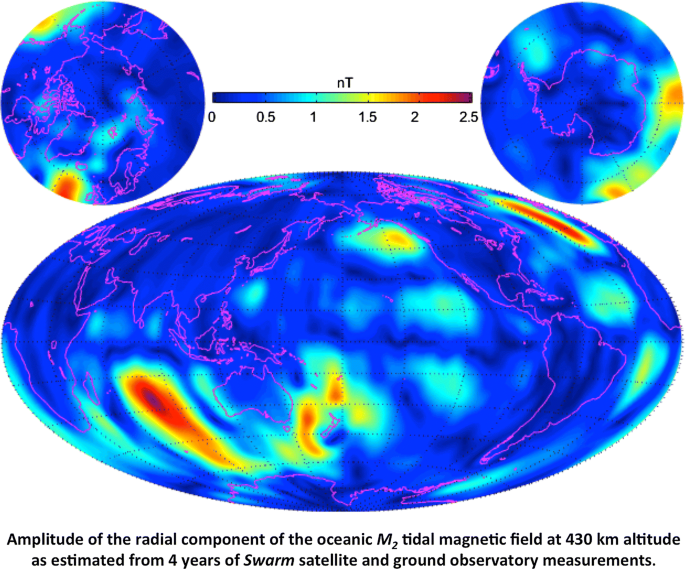 A comprehensive model of Earth's magnetic field determined from 4 years of  Swarm satellite observations | SpringerLink