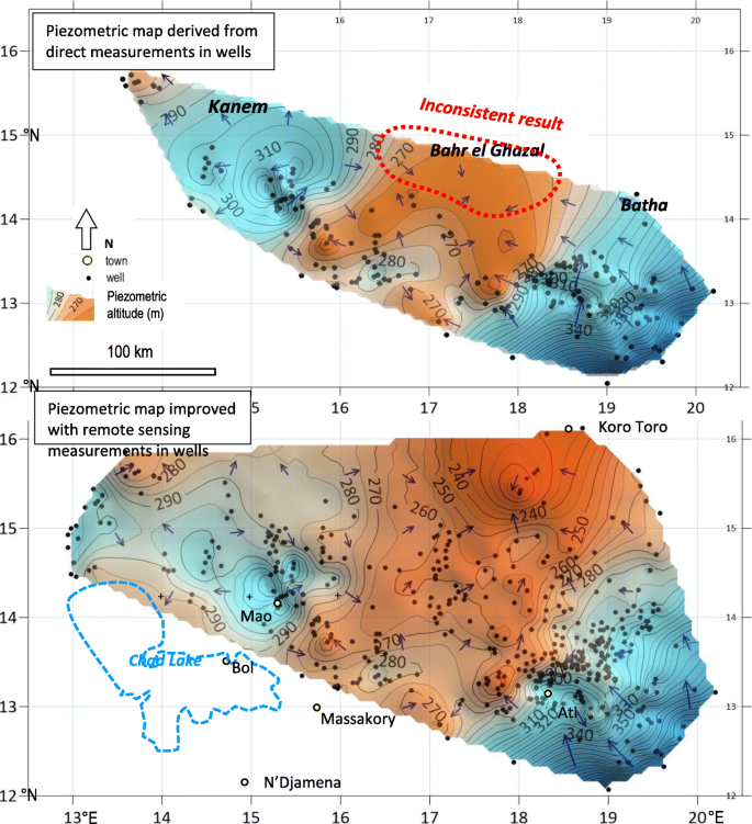 Underground Water Satellite Map A New Tool For The Remote Sensing Of Groundwater Tables: Satellite Images  Of Pastoral Wells | Open Geospatial Data, Software And Standards | Full Text