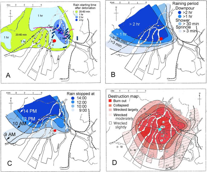 Black Rain In Hiroshima A Critique To The Life Span Study Of A Bomb Survivors Basis Of The Linear No Threshold Model Genes And Environment Full Text