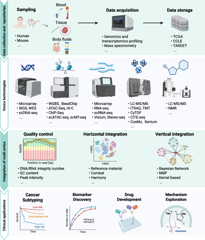 Multi-omics strategies for biomarker discovery and application in ...