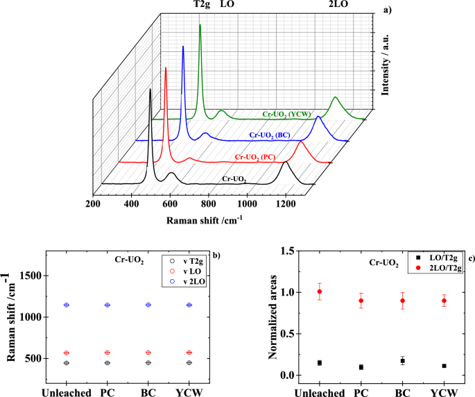 Raman spectroscopy study of the influence of additives (Cr-, Cr/Al ...