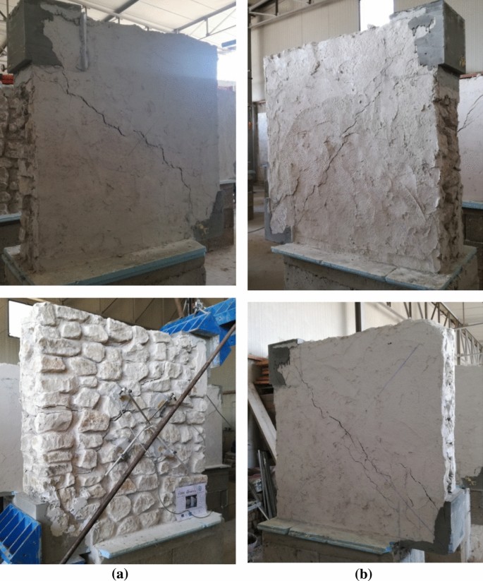 Diagonal Compression Testing Of Masonry Panels With Irregular Texture Strengthened With Inorganic Composites Springerlink