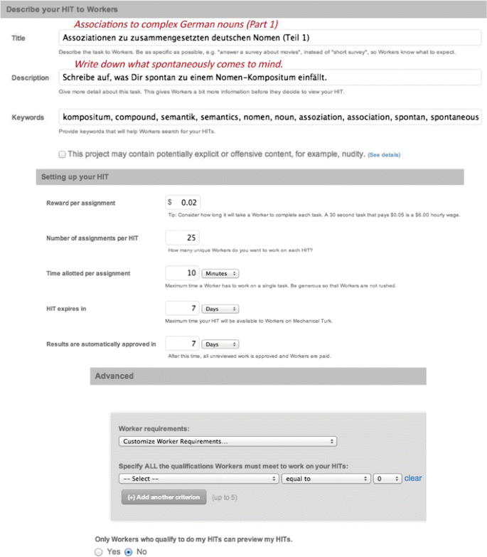 Association norms for German noun compounds and their constituents |  SpringerLink