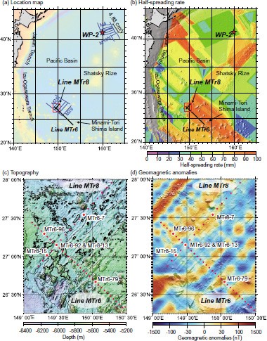 Seismic Structures Of The 154 160 Ma Oceanic Crust And Uppermost