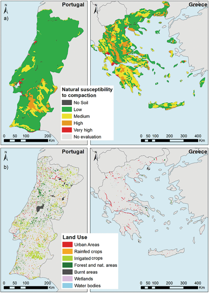 Portugal Land Use map
