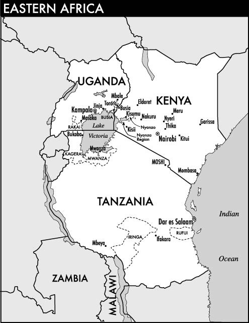 Kenya And Tanzania Map East Africa – Kenya, Tanzania & Uganda | Springerlink