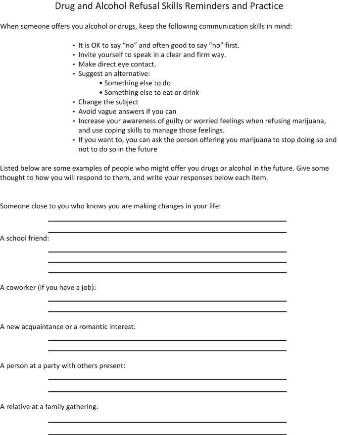 cognitive behavioral therapy with substance using youth springerlink