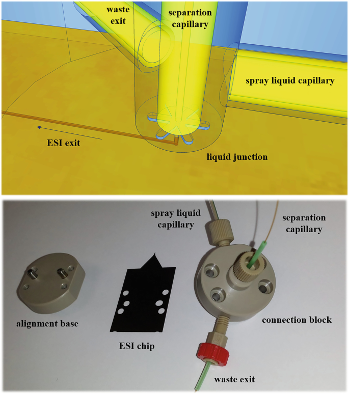 Microfabricated Liquid Junction Capillary Electrophoresis–Mass Spectrometry  Interface | SpringerLink