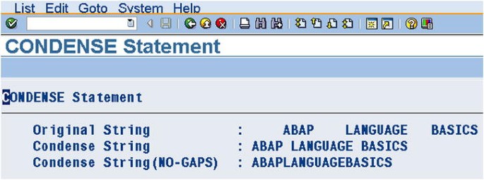 ABAP Language Basics | SpringerLink