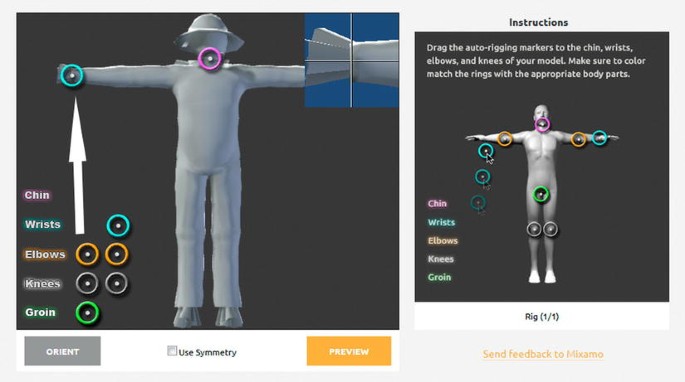 Rigging with Mixamo | SpringerLink Rigging with Mixamo | SpringerLink