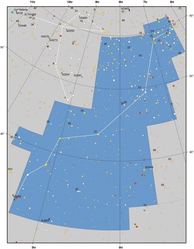 Messier Observer's Planisphere / Deep Sky Star Chart - Large 18 Star /  Constellation Finder