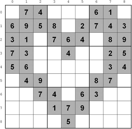 Asterisk Sudoku - Fácil 