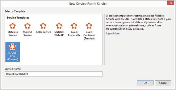 Deploy an existing executable to Azure Service Fabric - Azure