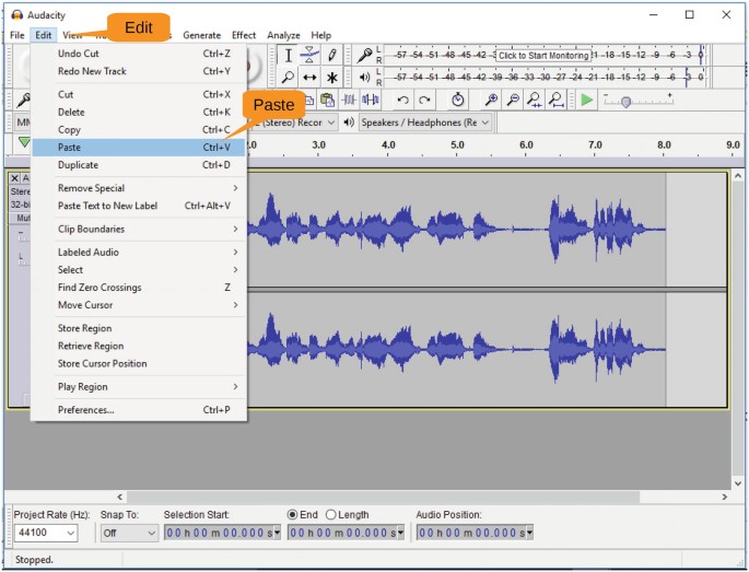 Editing Audio with Audacity | SpringerLink