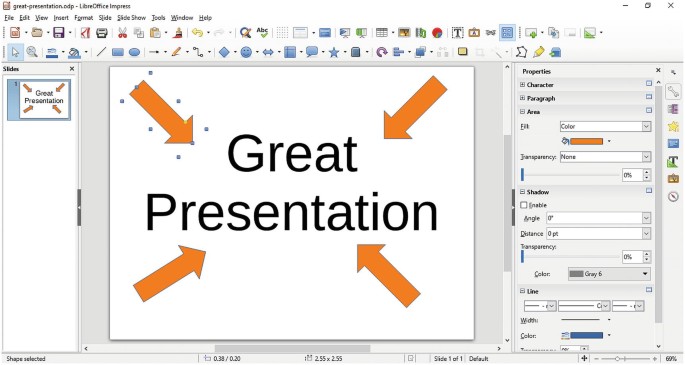 Create Your First Presentation Using LibreOffice Impress 