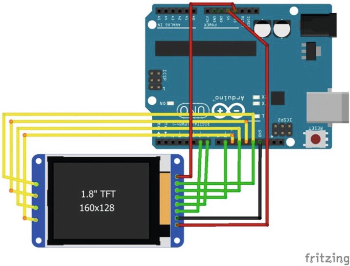 tft lcd screen fritzing quotation