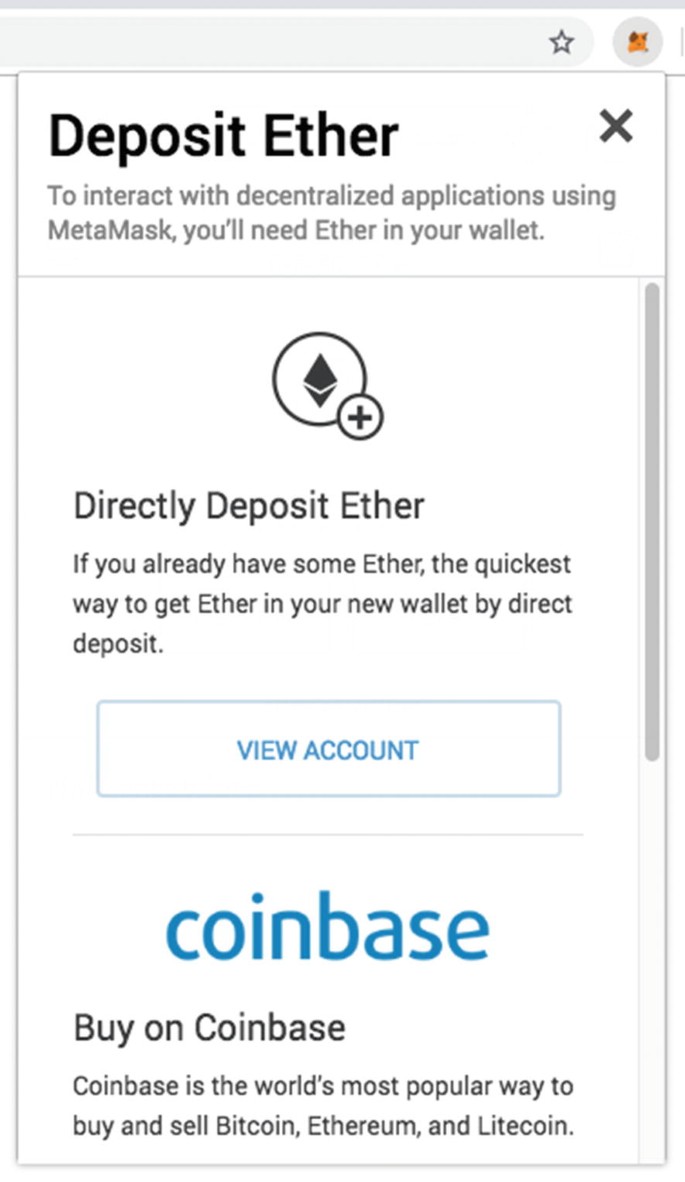 Using the MetaMask Chrome Extension | Springer Nature Link (formerly  SpringerLink)