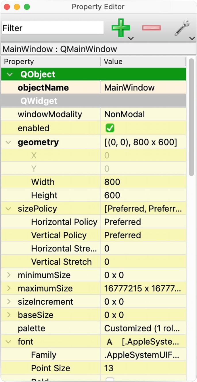 Creating GUIs with Qt Designer | SpringerLink
