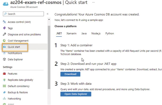 Azure Cosmos DB - Change Feed Lab - Code Samples