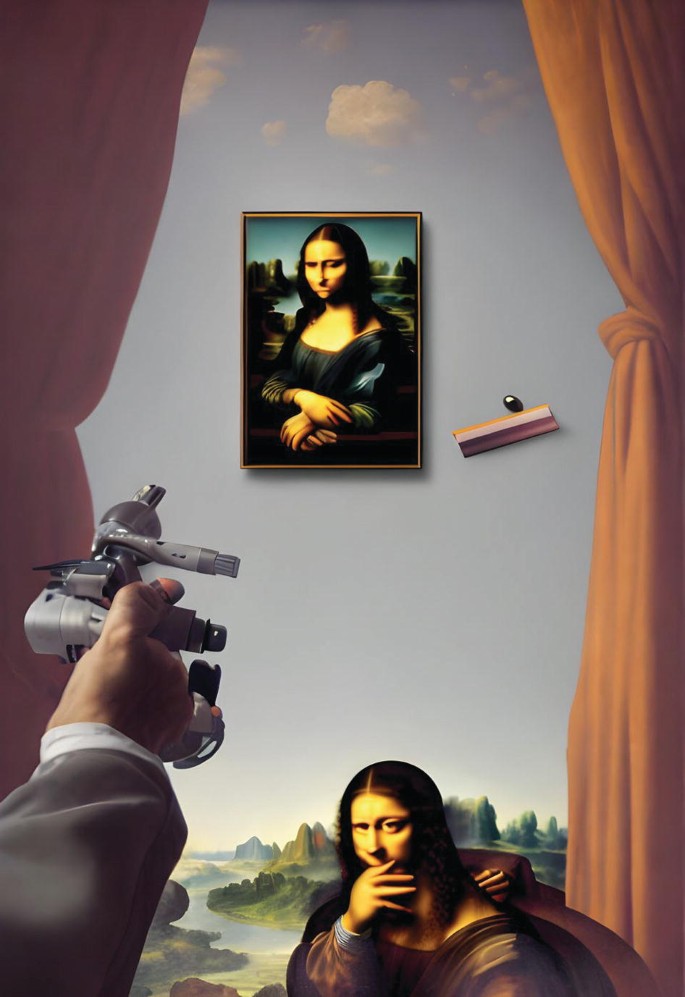 What would Mona Lisa look like with a body? DALL-E 2 has an answer