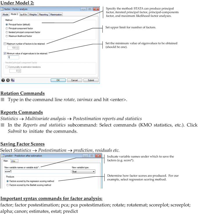 How to Conduct Factor Analysis in Stata