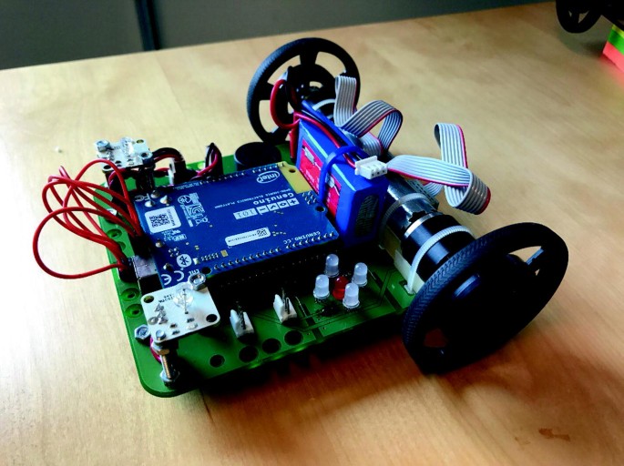Control Your Robot's Speed, CurieBot: Arduino 101 Mini Robot Rover