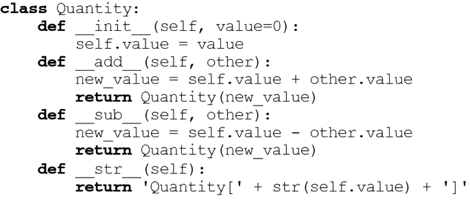 Operator overloading in Python