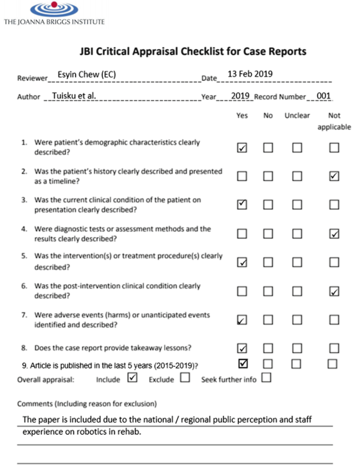 literature review of rehabilitation robots figure a