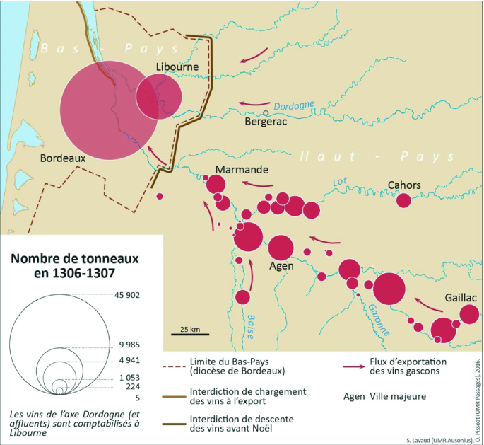 Bordeaux From Its Vineyards To Its Hinterland A Regional Capital In The Late Middle Ages Springerlink