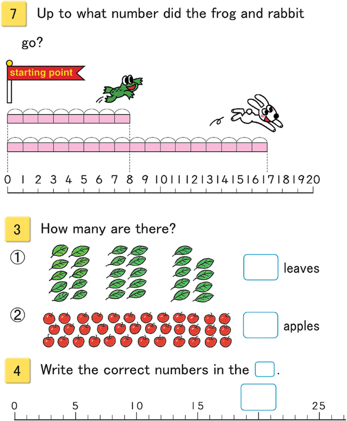 An image of the activity includes 3 questions about mathematical sums.