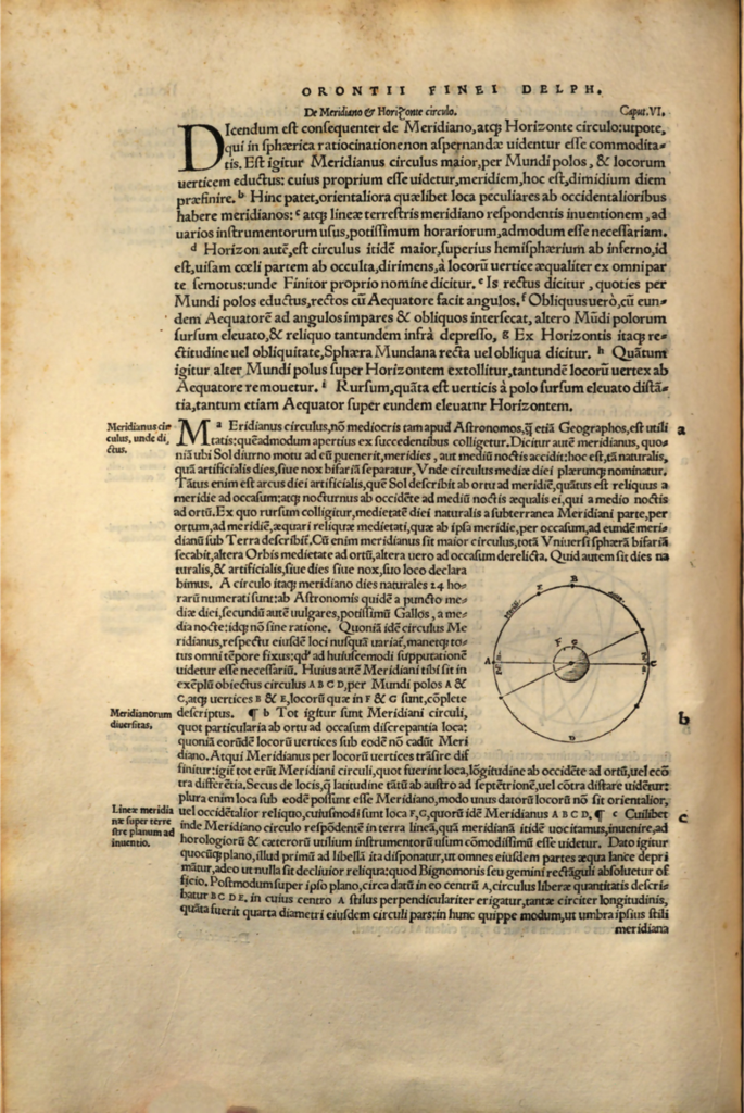 A photograph of a page with blocks of text in a foreign language. An illustration of an orb, between two intersecting diagonal lines, in the center of a ring is on the lower right.