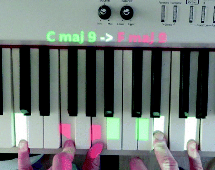 Enhanced Learning Of Jazz Chords With A Projector Based Piano Keyboard Augmentation Springerlink