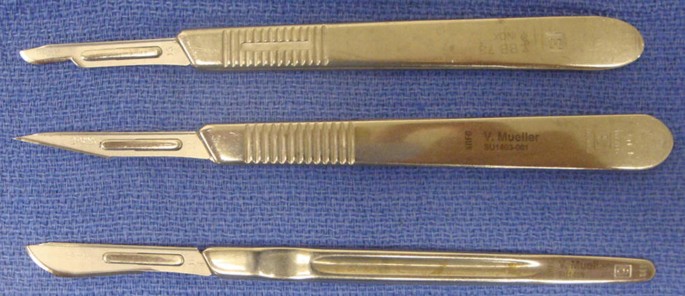 Multiple Blade Scalpel Handles - Ellis Instruments