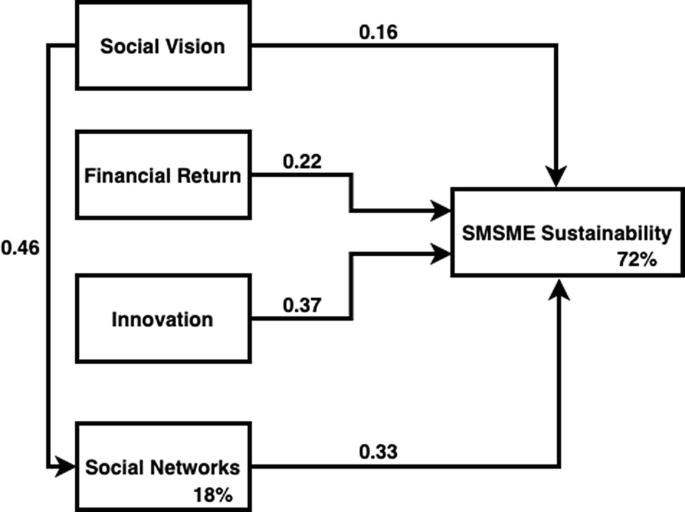 A framework of the relationship between social networks and sustainability includes social vision, financial return, and innovation.